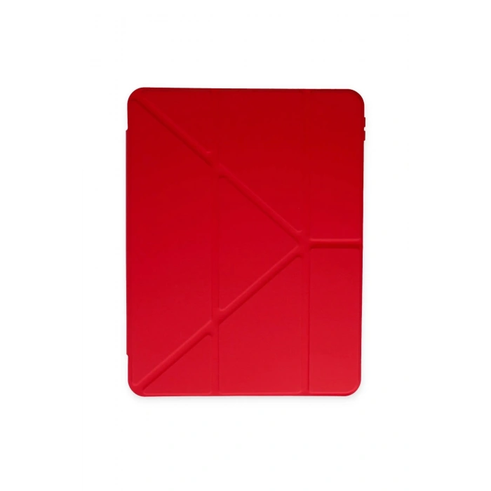 iPad Pro 11 (2018) Kılıf Kalemlikli Mars Tablet Kılıfı - Kırmızı