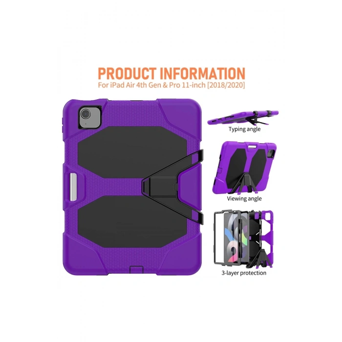 iPad Pro 11 (2020) Kılıf Griffin Tablet Kapak - Mor