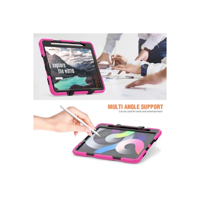 iPad Pro 11 (2020) Kılıf Griffin Tablet Kapak - Pembe