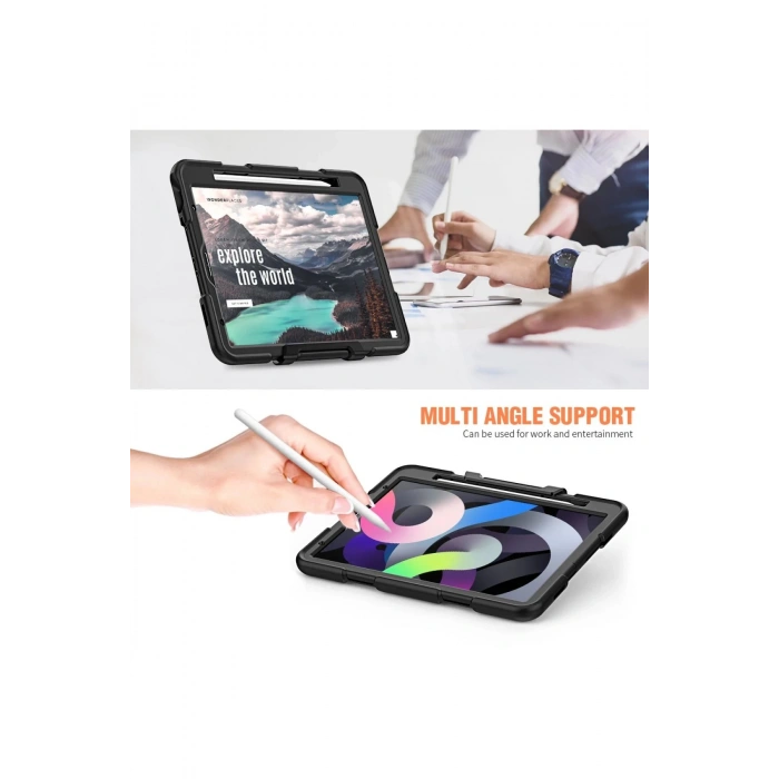 iPad Pro 11 (2020) Kılıf Griffin Tablet Kapak - Siyah