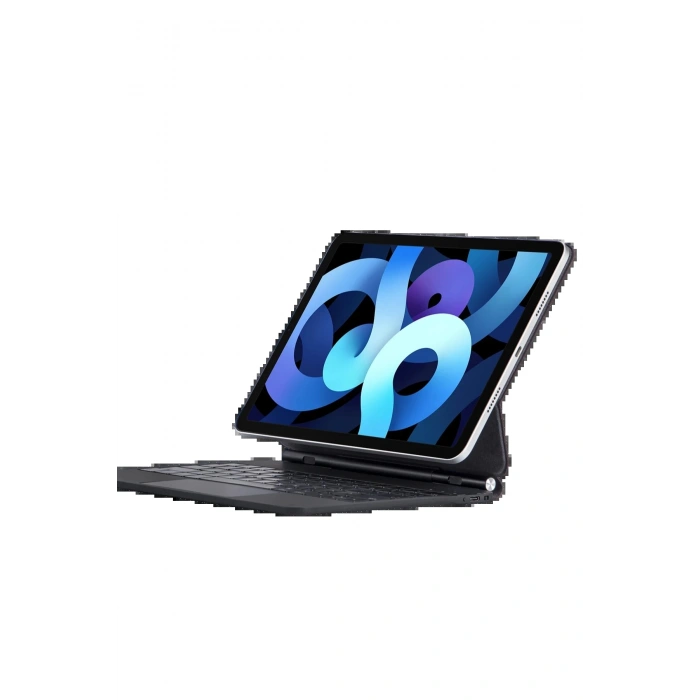 iPad Pro 11 (2024) Kılıf X7P Magic Manyetik Klavyeli Tablet Kılıfı - Siyah