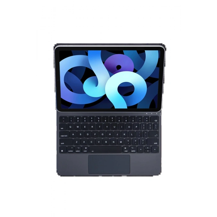 iPad Pro 11 (2024) Kılıf X7P Magic Manyetik Klavyeli Tablet Kılıfı - Siyah