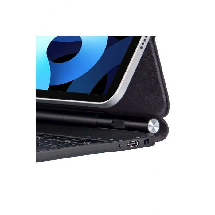 iPad Pro 12.9 (2022) Kılıf X9 Magic Manyetik Klavyeli Tablet Kılıfı - Siyah