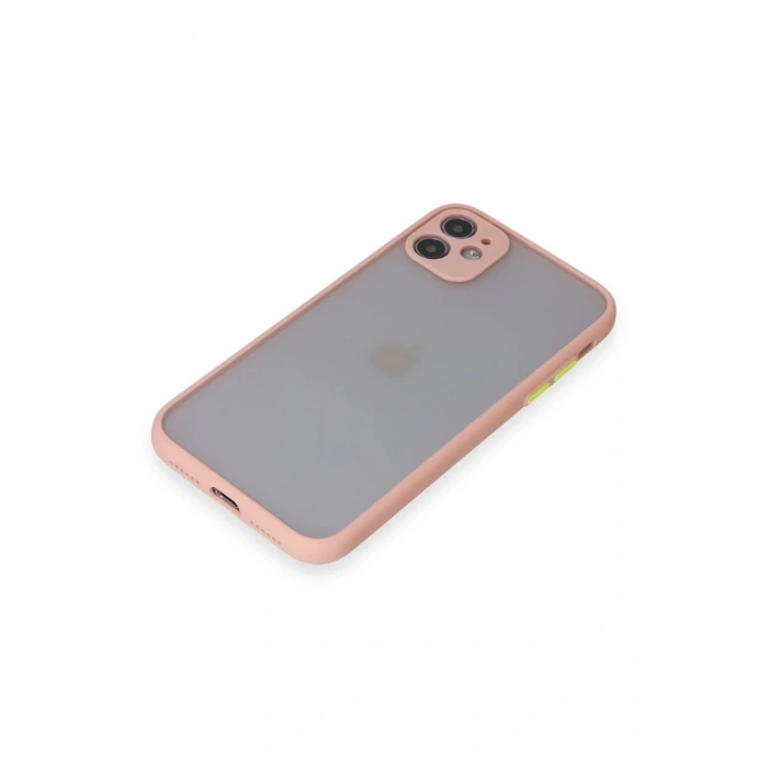iPhone 11 Kılıf Montreal Silikon Kapak - Pembe