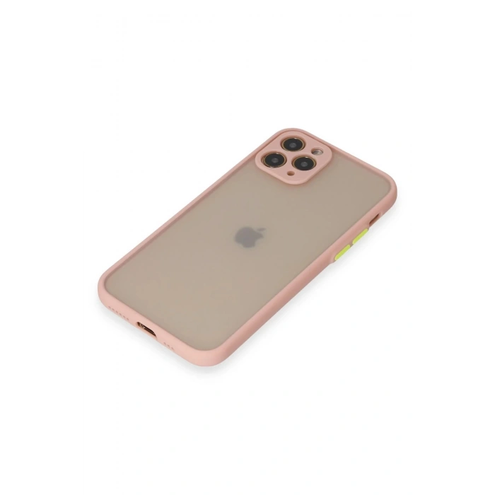 iPhone 11 Pro Kılıf Montreal Silikon Kapak - Pembe