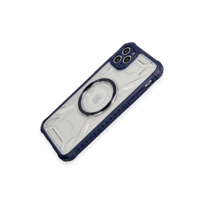 iPhone 11 Pro Max Kılıf Prag Magneticsafe Kapak - Lacivert