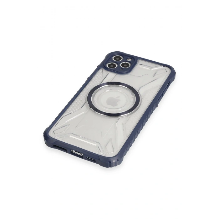 iPhone 11 Pro Max Kılıf Prag Magneticsafe Kapak - Lacivert