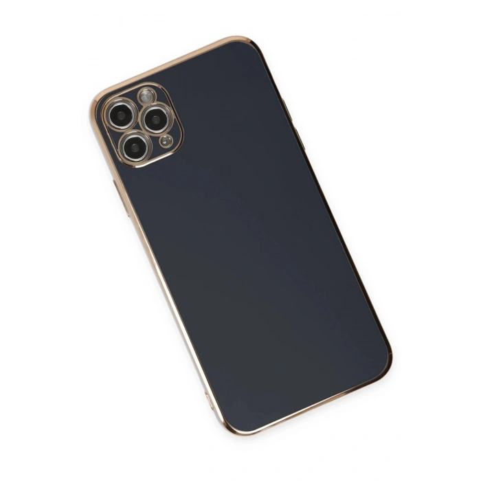 iPhone 11 Pro Max Kılıf Volet Silikon - Siyah