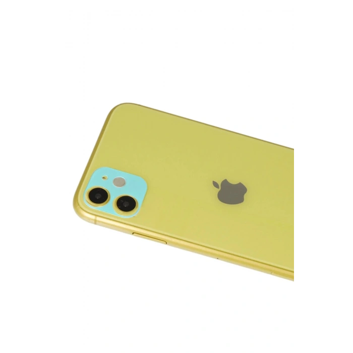 iPhone 11 Rainbow Kamera Lens Koruma Cam - Yeşil