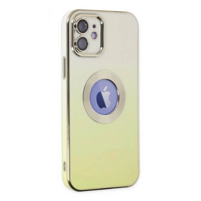 iPhone 12 Kılıf Best Silikon - Sarı