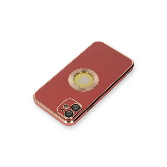 iPhone 12 Kılıf Store Silikon - Kırmızı