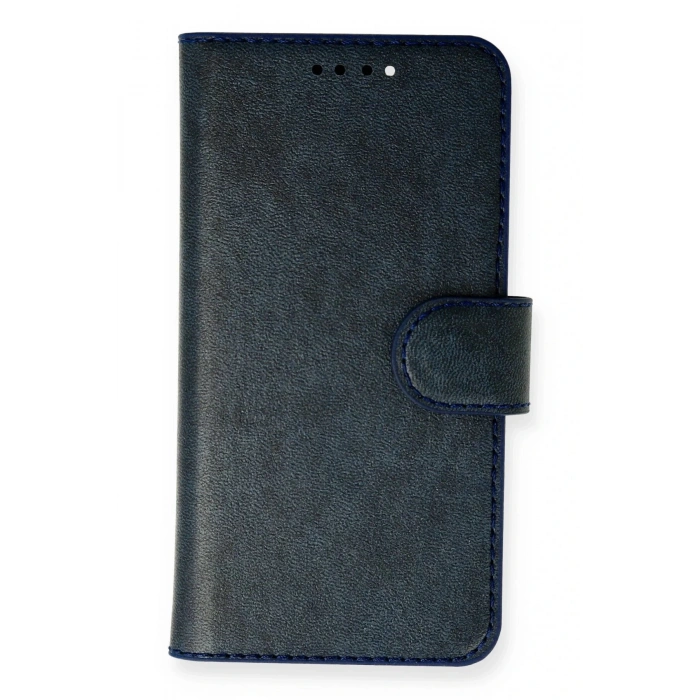 iPhone 12 Kılıf Trend S Plus Kapaklı Kılıf - Lacivert