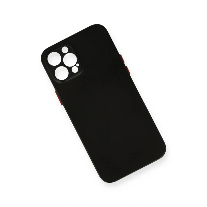 iPhone 12 Pro Kılıf PP Ultra İnce Kapak - Siyah