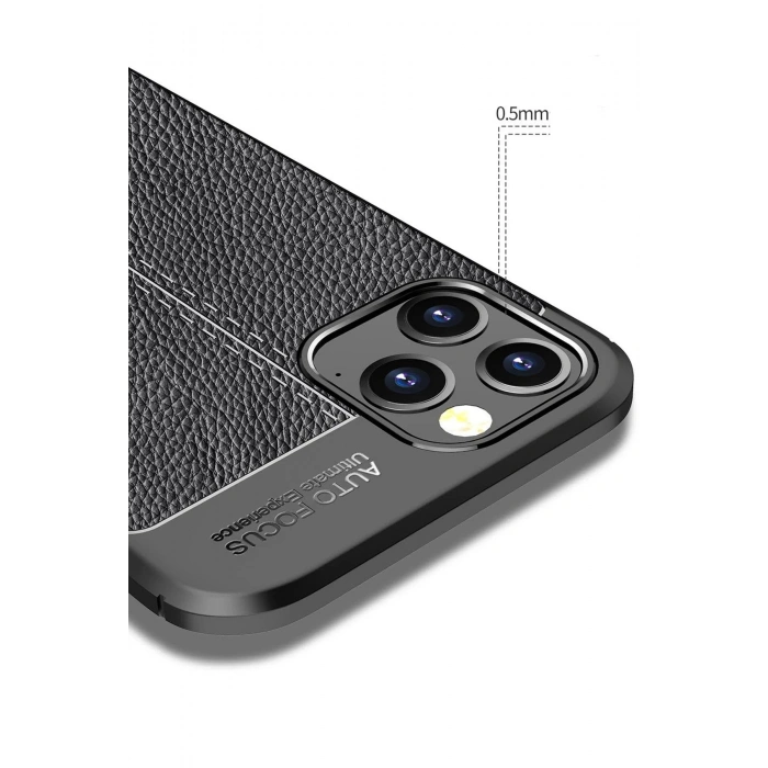 iPhone 12 Pro Max Kılıf Auto Focus Kapak - Siyah