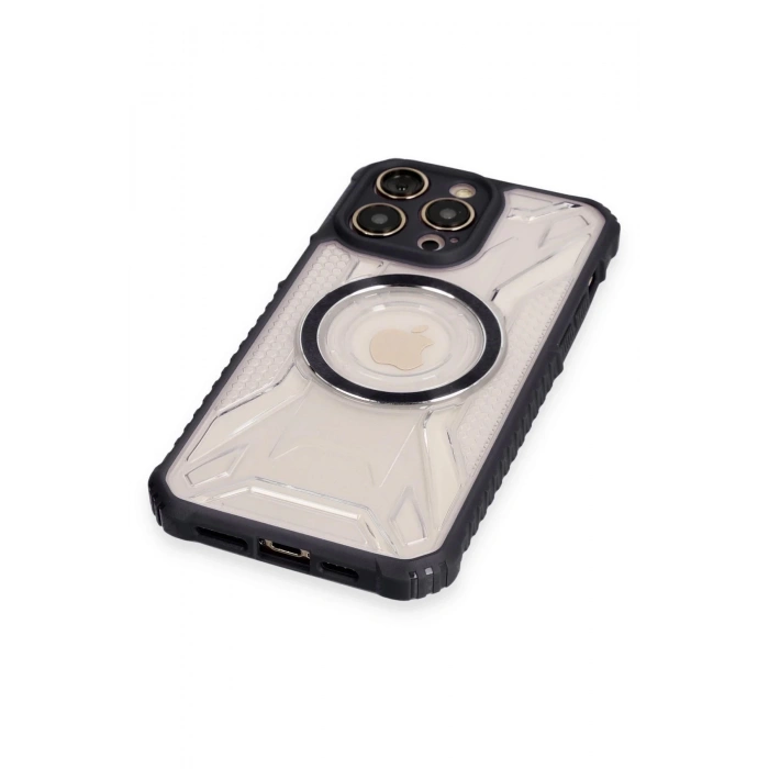 iPhone 12 Pro Max Kılıf Prag Magneticsafe Kapak - Siyah