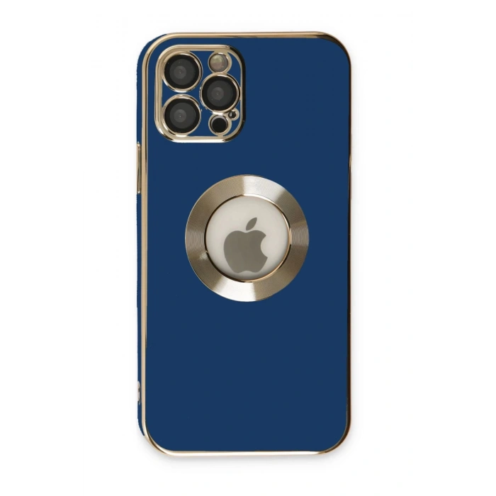 iPhone 12 Pro Max Kılıf Store Silikon - Mavi