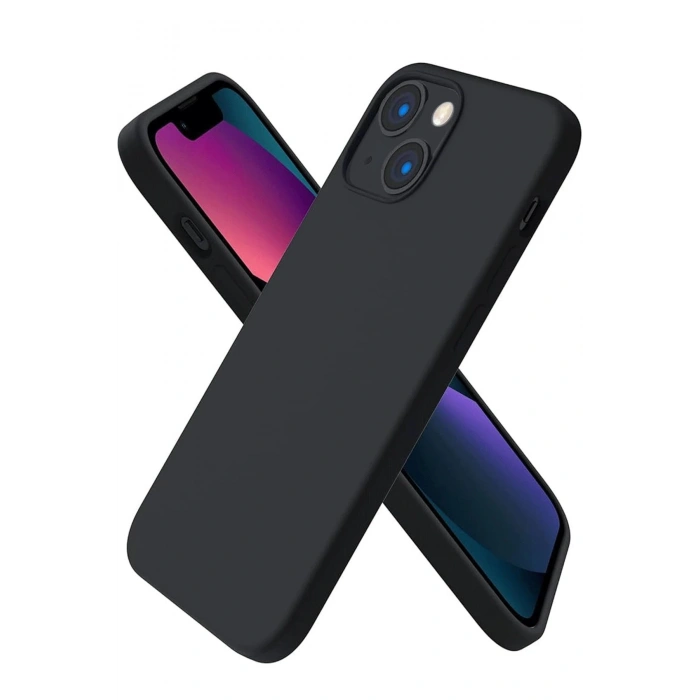 iPhone 13 Mini Kılıf First Silikon - Siyah