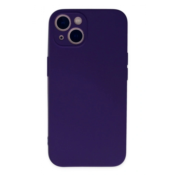 iPhone 13 Mini Kılıf Nano içi Kadife Silikon - Mor