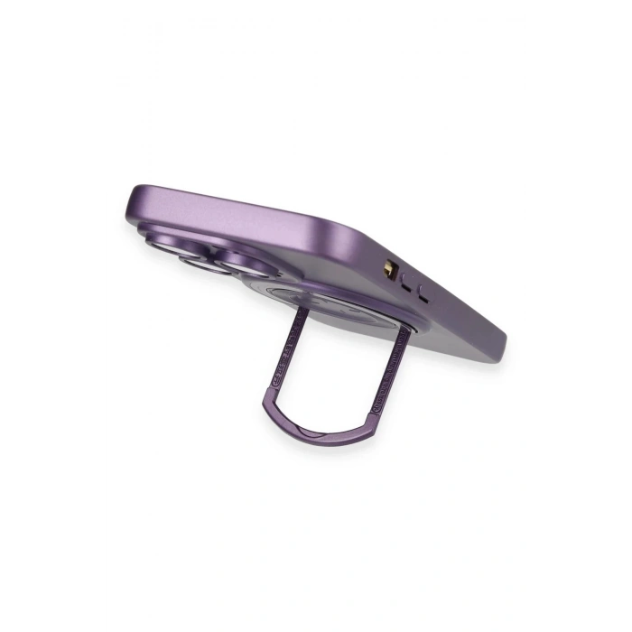 iPhone 13 Pro Kılıf Lukka Magneticsafe Kapak - Derin Mor