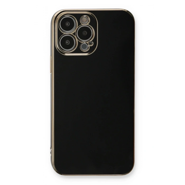 iPhone 13 Pro Kılıf Volet Silikon - Siyah