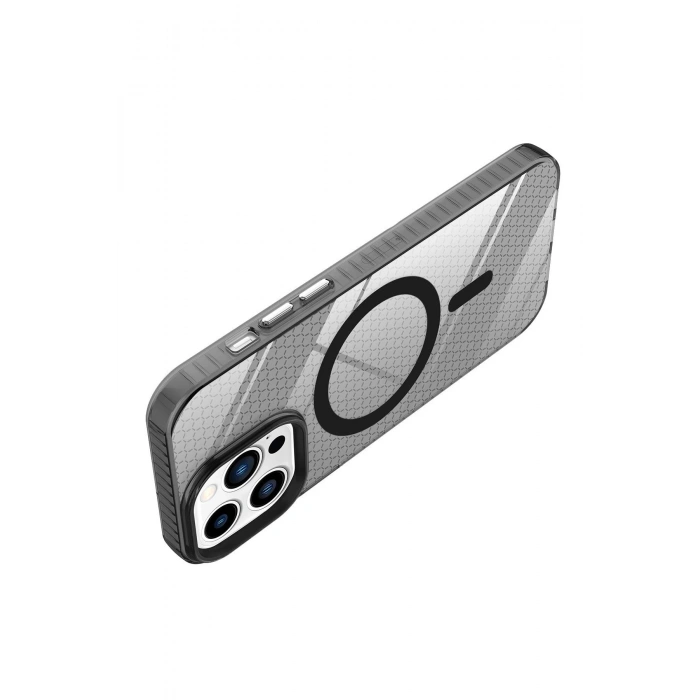 iPhone 13 Pro Max Kılıf Beta Magneticsafe Silikon - Siyah