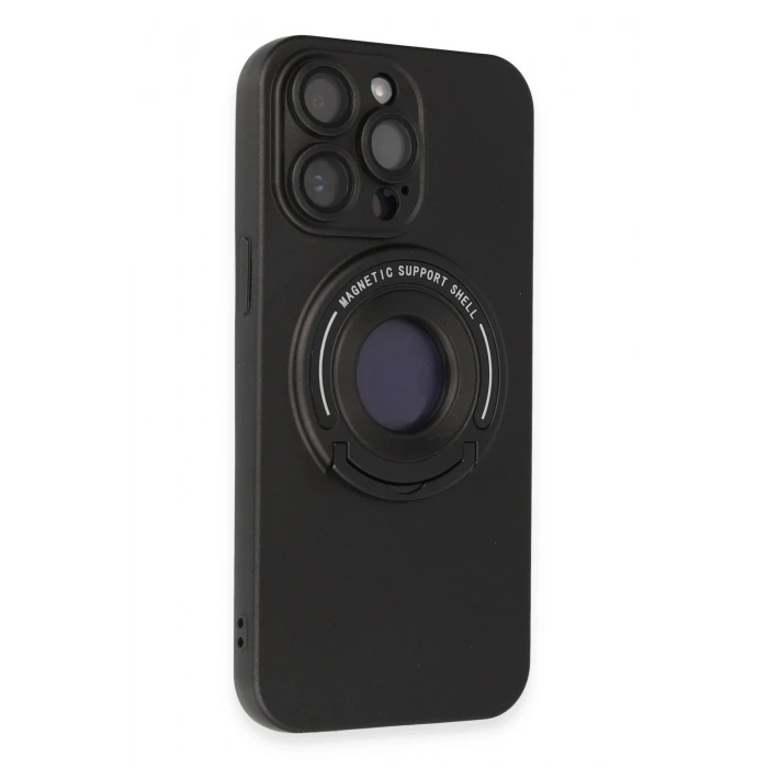 iPhone 13 Pro Max Kılıf Lukka Magneticsafe Kapak - Siyah