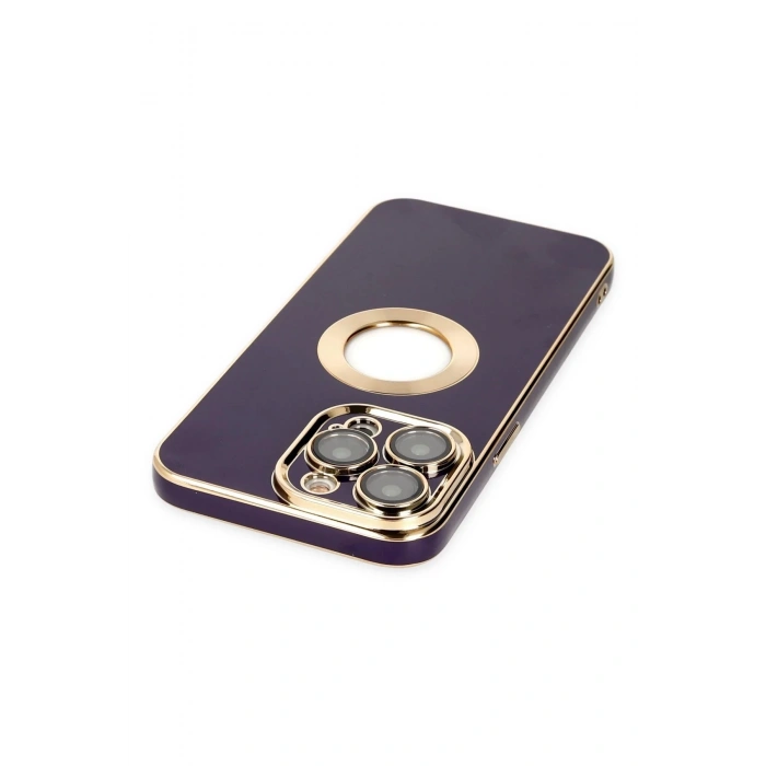 iPhone 13 Pro Max Kılıf Store Silikon - Derin Mor