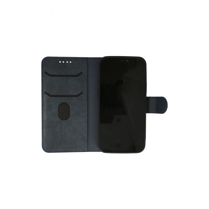 iPhone 13 Pro Max Kılıf Trend S Plus Kapaklı Kılıf - Lacivert