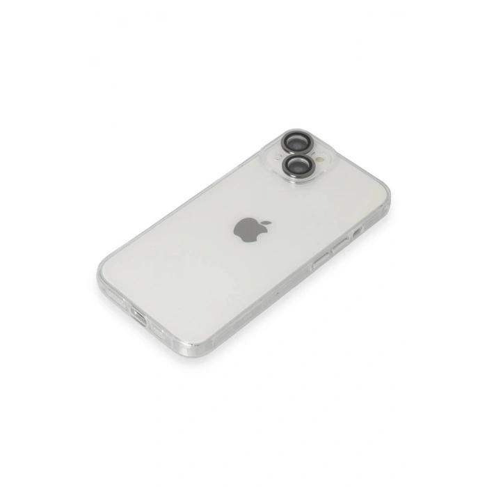 iPhone 14 Kılıf Luko Lens Silikon - Siyah