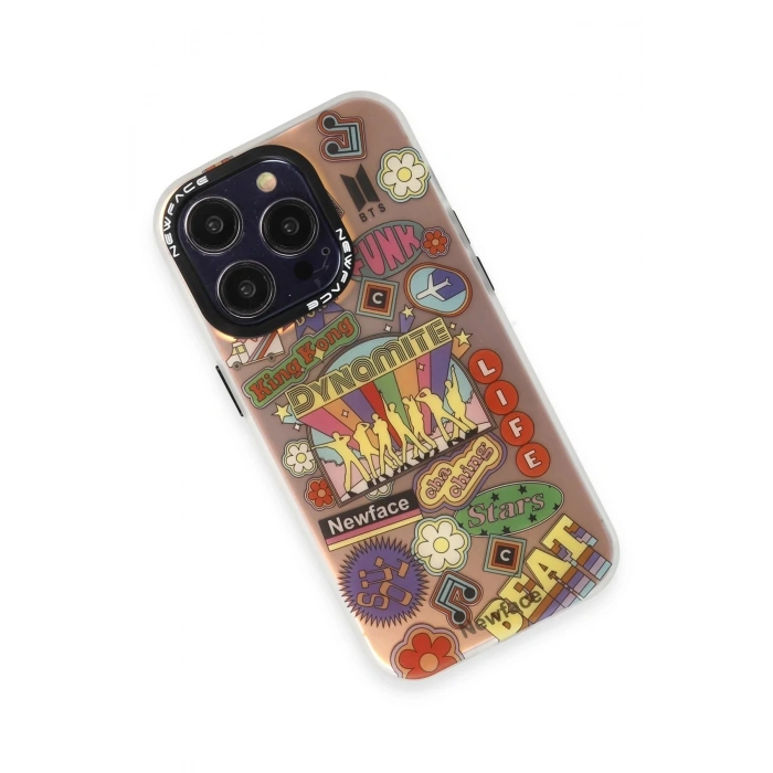 iPhone 14 Pro Max Kılıf Estoril Desenli Kapak - Estoril - 14