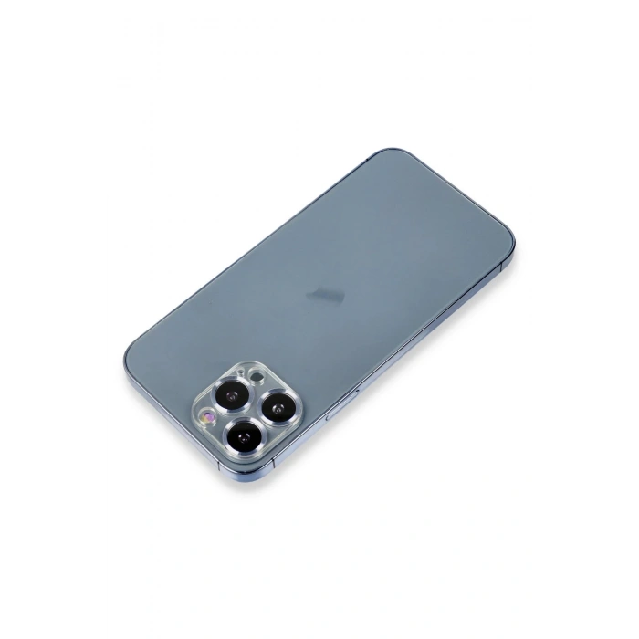 iPhone 14 Pro Metal Kamera Lens Koruma Cam - Sierra Blue