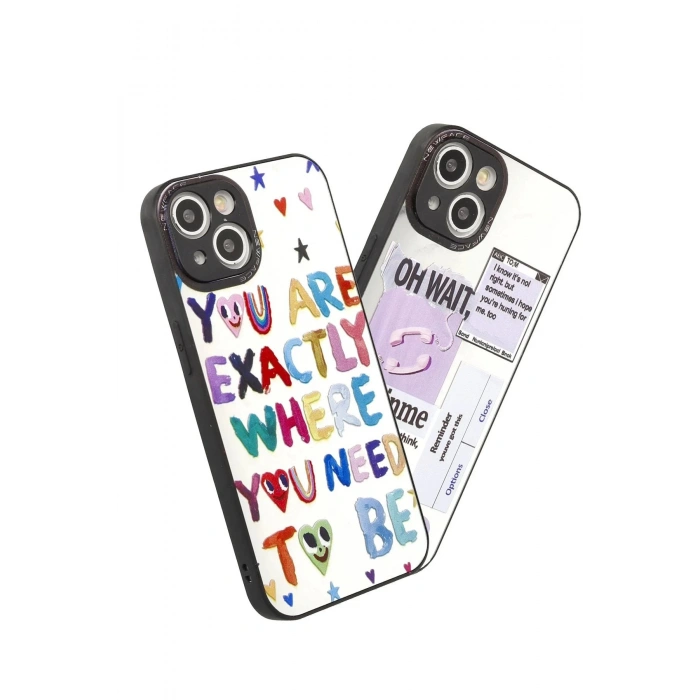 iPhone 15 Kılıf Mirror Desenli Kapak - Mirror - 11