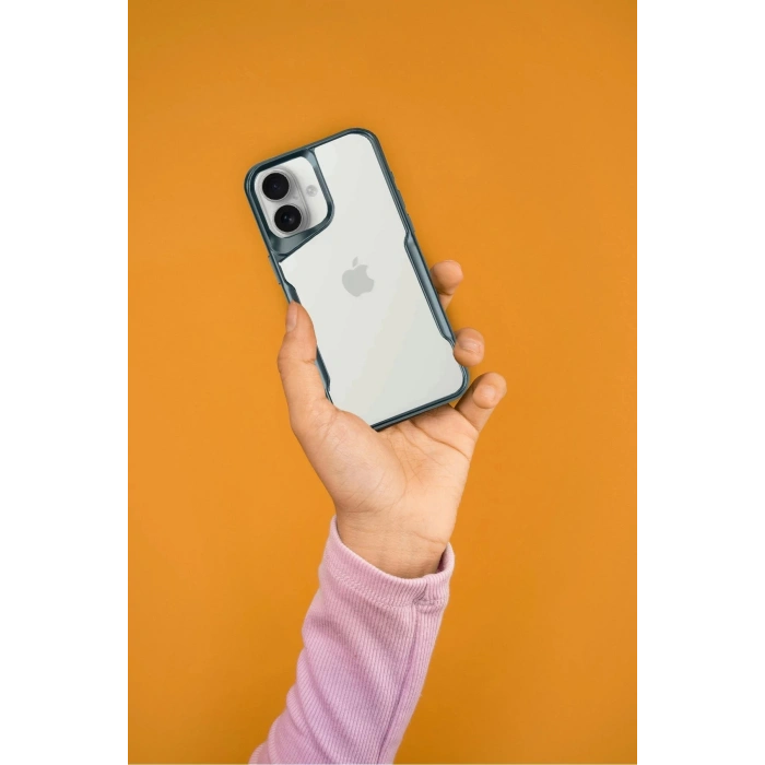 iPhone 16 Kılıf Boyi Silikon Kapak - Turkuaz