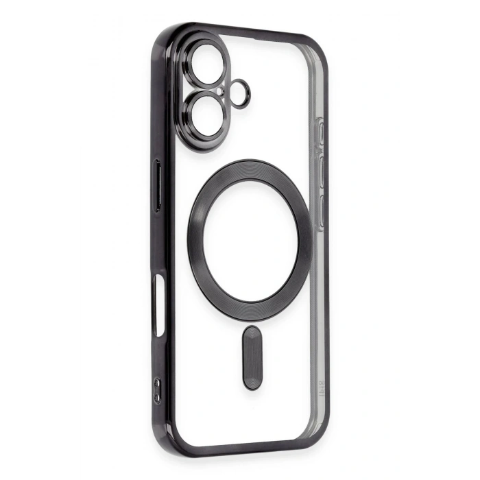iPhone 16 Kılıf Kross Magneticsafe Kapak - Siyah