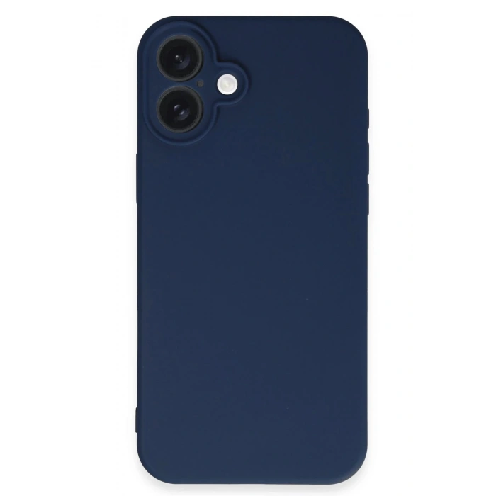 iPhone 16 Plus Kılıf First Silikon - Lacivert