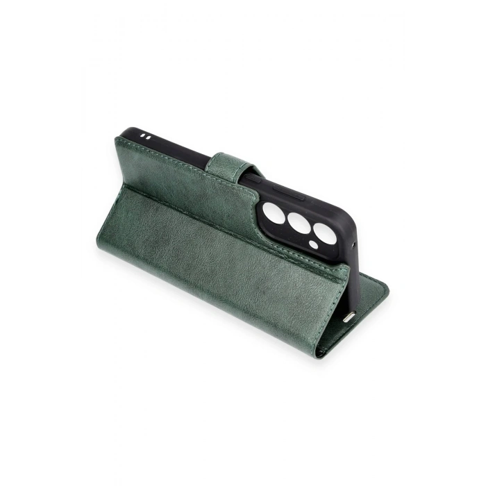 iPhone 16 Plus Kılıf Trend S Plus Kapaklı Kılıf - Yeşil