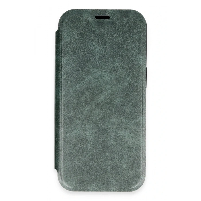 iPhone 16 Pro Kılıf Flip Cover - Koyu Yeşil