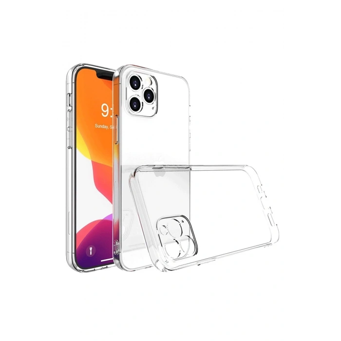 iPhone 16 Pro Kılıf Lüx Şeffaf Silikon