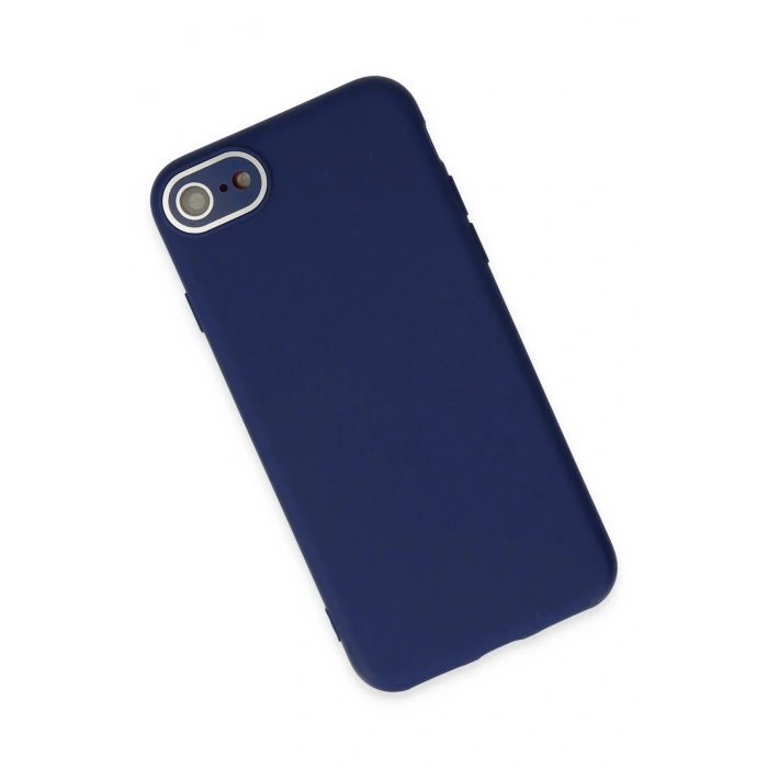 iPhone 7 Kılıf Lansman Glass Kapak - Sky Blue