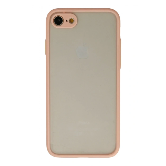 iPhone 7 Kılıf Montreal Silikon Kapak - Pembe