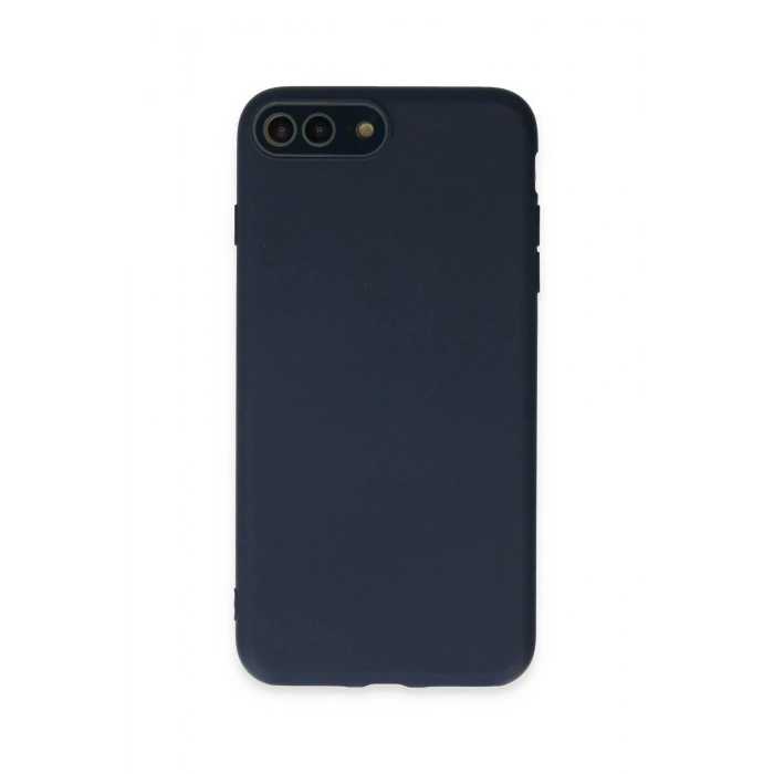 iPhone 7 Plus Kılıf Lansman Glass Kapak - Lacivert