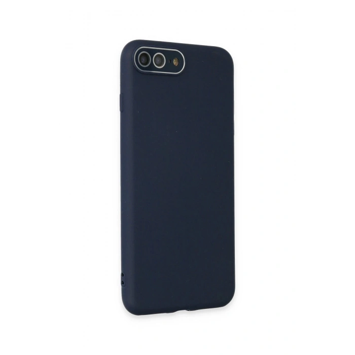 iPhone 7 Plus Kılıf Lansman Glass Kapak - Lacivert