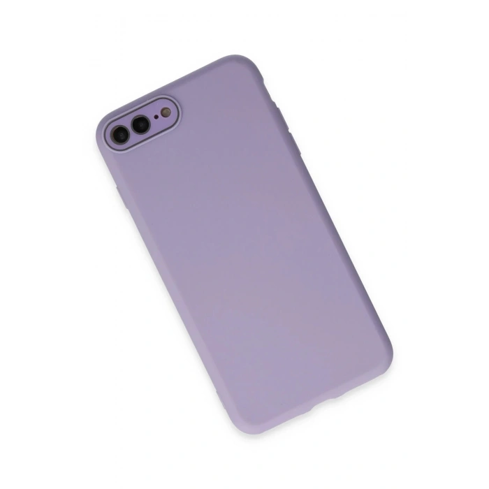 iPhone 7 Plus Kılıf Lansman Glass Kapak - Lila