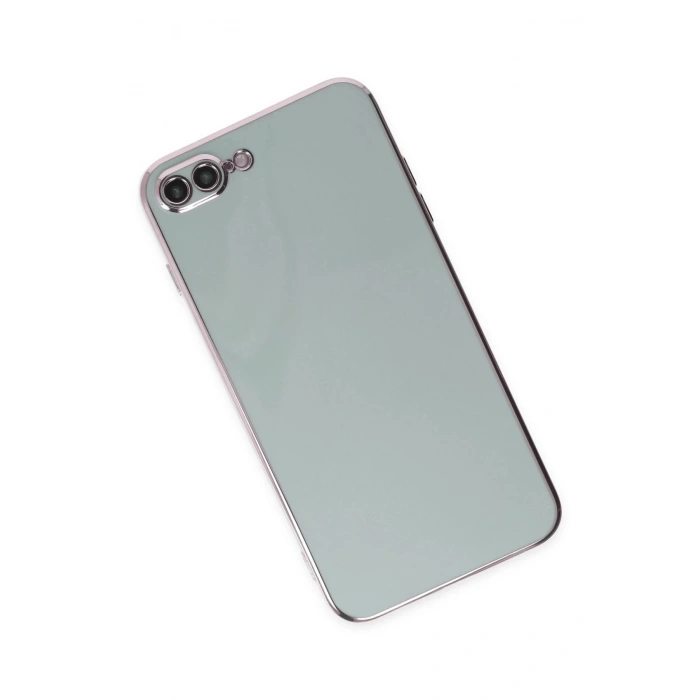 iPhone 7 Plus Kılıf Volet Silikon - Açık Yeşil