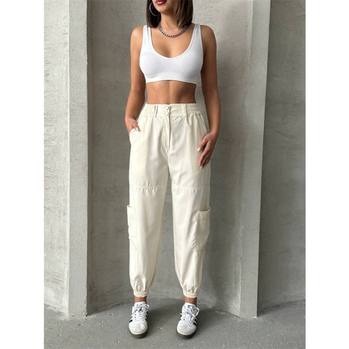 Jogger lastik paça pantolon