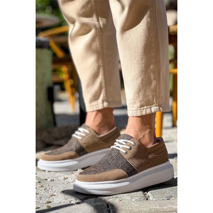 Kb-042  Kuback  Bağcıklı Taba Günlük Erkek Ayakkabı