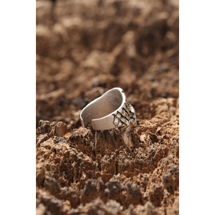 Kuru Kafa Desen Ayarlanabilir Yüzük