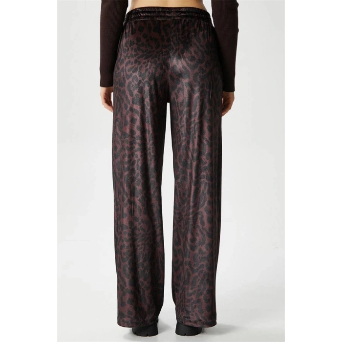 Leopar desen pantolon