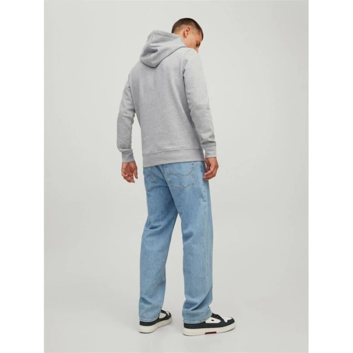 Logo Baskılı Kapüşonlu Erkek Sweatshirt