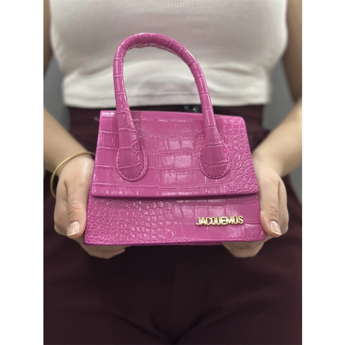 Luxe pembe cilt çanta